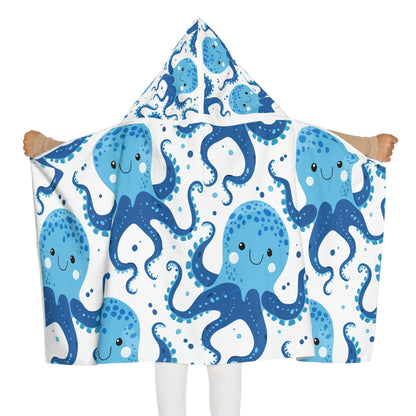 Happy Kraken Kid Towel with Hood