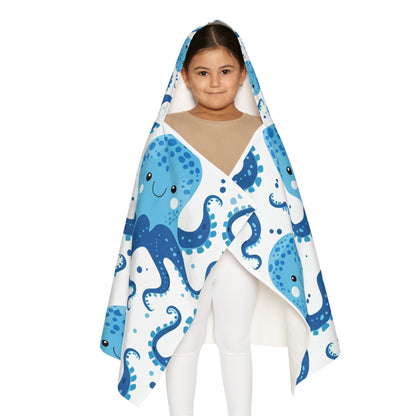 Happy Kraken Kid Towel with Hood