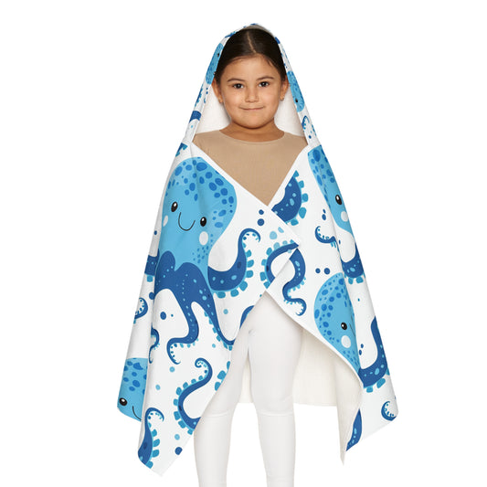 Happy Kraken Kid Towel with Hood