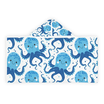 Happy Kraken Kid Towel with Hood