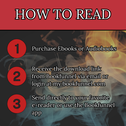 How-to guide for accessing purchased ebooks and/or audiobooks via bookfunnel.