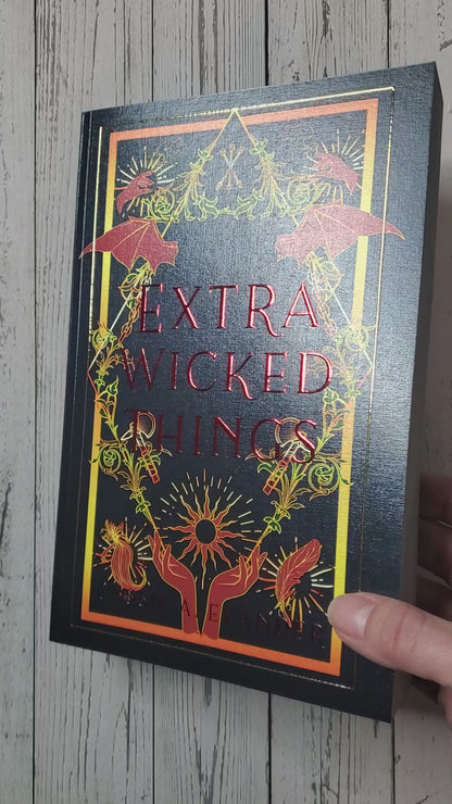 Extra Wicked Things Deluxe Version w/All Black Pages & 30 Illustrations