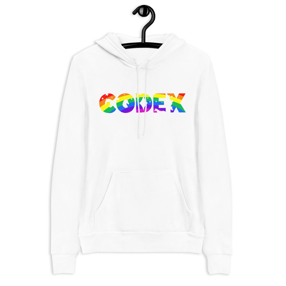 Unicorn Rainbow Codex Logo Unisex hoodie